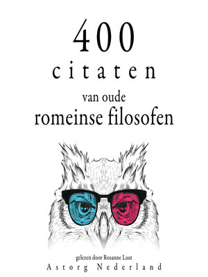cover image of 400 citaten van oude Romeinse filosofen
